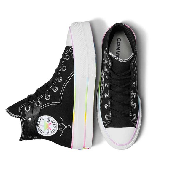 Converse Chuck Taylor All Star Lift Platform High Pride A10218C sz 12 LGBTQIA2S+ - Picture 15 of 16